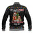 English Bulldog Show Up Christmas Baseball Jacket Funny Xmas Holiday Patterns - Wonder Print Shop