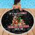 English Bulldog Show Up Christmas Beach Blanket Funny Xmas Holiday Patterns - Wonder Print Shop