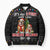 English Bulldog Show Up Christmas Bomber Puffer Jacket Funny Xmas Holiday Patterns - Wonder Print Shop