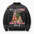 English Bulldog Show Up Christmas Bomber Puffer Jacket Funny Xmas Holiday Patterns - Wonder Print Shop