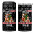 English Bulldog Show Up Christmas 4 in 1 Can Cooler Tumbler Funny Xmas Holiday Patterns - Wonder Print Shop