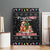 English Bulldog Show Up Christmas Canvas Wall Art Funny Xmas Holiday Patterns - Wonder Print Shop