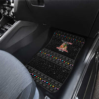 English Bulldog Show Up Christmas Car Mats Funny Xmas Holiday Patterns - Wonder Print Shop