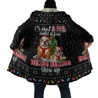 English Bulldog Show Up Christmas Cloak Funny Xmas Holiday Patterns - Wonder Print Shop