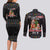 English Bulldog Show Up Christmas Couples Matching Long Sleeve Bodycon Dress and Long Sleeve Button Shirt Funny Xmas Holiday Patterns - Wonder Print Shop