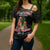 English Bulldog Show Up Christmas Cross Shoulder Shirt Funny Xmas Holiday Patterns - Wonder Print Shop