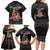 English Bulldog Show Up Christmas Family Matching Long Sleeve Bodycon Dress and Hawaiian Shirt Funny Xmas Holiday Patterns - Wonder Print Shop