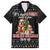 English Bulldog Show Up Christmas Family Matching Short Sleeve Bodycon Dress and Hawaiian Shirt Funny Xmas Holiday Patterns - Wonder Print Shop