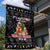 English Bulldog Show Up Christmas Garden Flag Funny Xmas Holiday Patterns - Wonder Print Shop