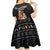 English Bulldog Show Up Christmas Kid Short Sleeve Dress Funny Xmas Holiday Patterns - Wonder Print Shop