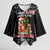 English Bulldog Show Up Christmas Kimono Sleeve Blouse Funny Xmas Holiday Patterns - Wonder Print Shop