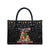 English Bulldog Show Up Christmas Leather Bag Funny Xmas Holiday Patterns - Wonder Print Shop