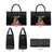English Bulldog Show Up Christmas Leather Bag Funny Xmas Holiday Patterns - Wonder Print Shop