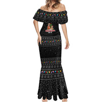 English Bulldog Show Up Christmas Mermaid Dress Funny Xmas Holiday Patterns - Wonder Print Shop