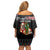 English Bulldog Show Up Christmas Off Shoulder Short Dress Funny Xmas Holiday Patterns - Wonder Print Shop