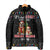 English Bulldog Show Up Christmas Padded Jacket Funny Xmas Holiday Patterns - Wonder Print Shop