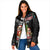 English Bulldog Show Up Christmas Padded Jacket Funny Xmas Holiday Patterns - Wonder Print Shop