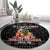 English Bulldog Show Up Christmas Round Carpet Funny Xmas Holiday Patterns - Wonder Print Shop