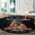 English Bulldog Show Up Christmas Round Carpet Funny Xmas Holiday Patterns - Wonder Print Shop