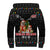 English Bulldog Show Up Christmas Sherpa Hoodie Funny Xmas Holiday Patterns - Wonder Print Shop