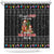 English Bulldog Show Up Christmas Shower Curtain Funny Xmas Holiday Patterns - Wonder Print Shop