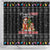 English Bulldog Show Up Christmas Shower Curtain Funny Xmas Holiday Patterns - Wonder Print Shop