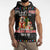 English Bulldog Show Up Christmas Sleeveless Hoodie Funny Xmas Holiday Patterns - Wonder Print Shop