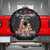 English Bulldog Show Up Christmas Spare Tire Cover Funny Xmas Holiday Patterns - Wonder Print Shop