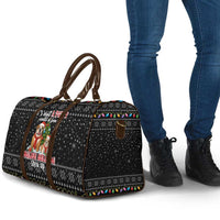 English Bulldog Show Up Christmas Travel Bag Funny Xmas Holiday Patterns - Wonder Print Shop