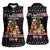 English Bulldog Show Up Christmas Women Sleeveless Polo Shirt Funny Xmas Holiday Patterns - Wonder Print Shop