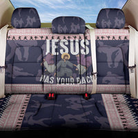Jesus Has Your Back Jiu Jitsu Christmas Back Car Seat Cover Funny Xmas Holiday Patterns - Wonder Print Shop
