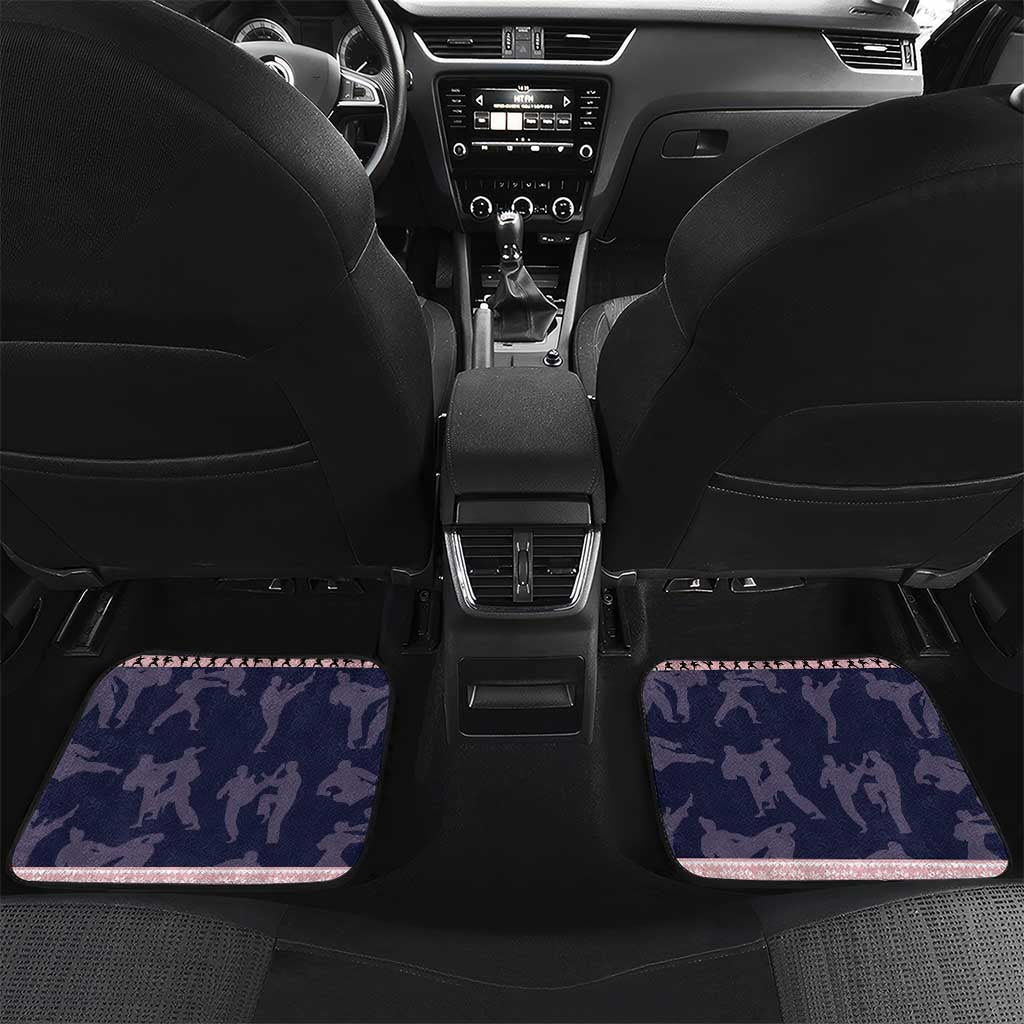 Jesus Has Your Back Jiu Jitsu Christmas Car Mats Funny Xmas Holiday Patterns - Wonder Print Shop
