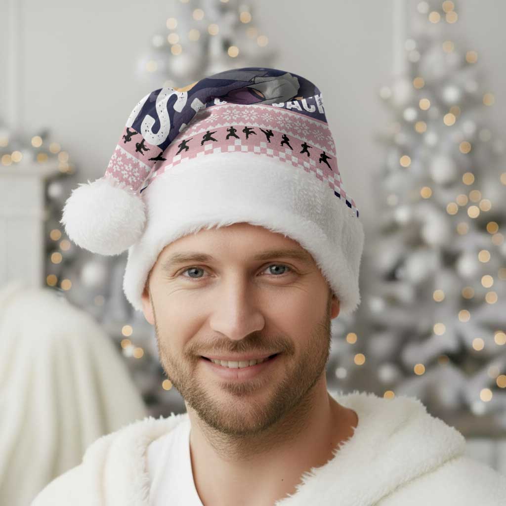 Jesus Has Your Back Jiu Jitsu Christmas Santa Hat Funny Xmas Holiday Patterns - Wonder Print Shop