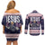 Jesus Has Your Back Jiu Jitsu Christmas Couples Matching Off Shoulder Short Dress and Long Sleeve Button Shirt Funny Xmas Holiday Patterns - Wonder Print Shop