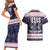 Jesus Has Your Back Jiu Jitsu Christmas Couples Matching Short Sleeve Bodycon Dress and Hawaiian Shirt Funny Xmas Holiday Patterns - Wonder Print Shop
