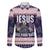 Jesus Has Your Back Jiu Jitsu Christmas Family Matching Off Shoulder Maxi Dress and Hawaiian Shirt Funny Xmas Holiday Patterns - Wonder Print Shop