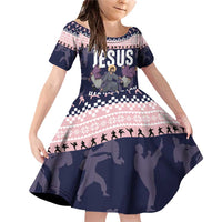 Jesus Has Your Back Jiu Jitsu Christmas Family Matching Off Shoulder Short Dress and Hawaiian Shirt Funny Xmas Holiday Patterns - Wonder Print Shop