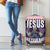 Jesus Has Your Back Jiu Jitsu Christmas Luggage Cover Funny Xmas Holiday Patterns - Wonder Print Shop