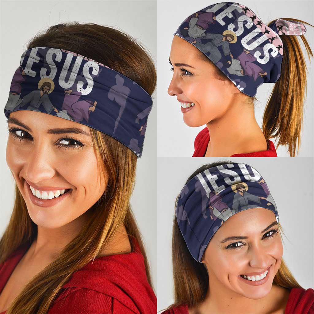 Jesus Has Your Back Jiu Jitsu Christmas Neck Gaiter Funny Xmas Holiday Patterns - Wonder Print Shop