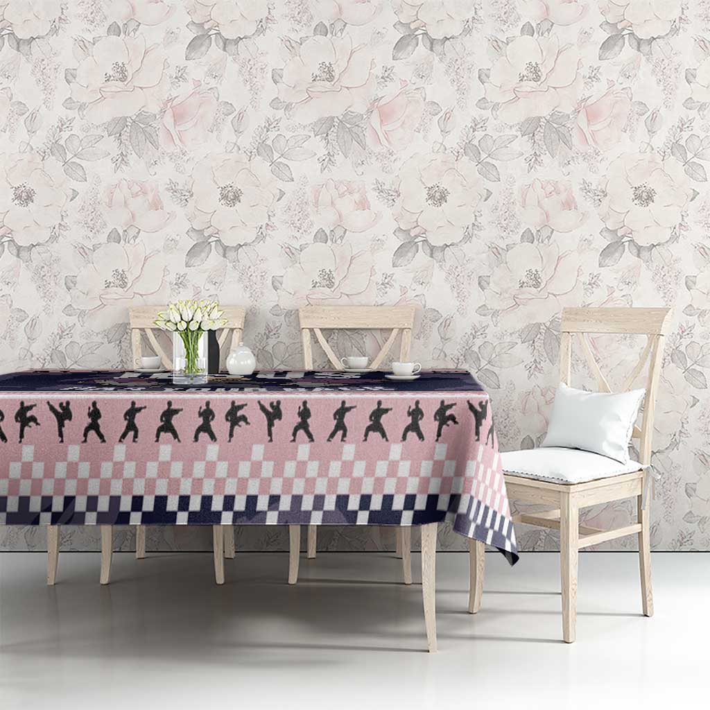 Jesus Has Your Back Jiu Jitsu Christmas Tablecloth Funny Xmas Holiday Patterns - Wonder Print Shop