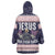 Jesus Has Your Back Jiu Jitsu Christmas Wearable Blanket Hoodie Funny Xmas Holiday Patterns - Wonder Print Shop