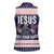 Jesus Has Your Back Jiu Jitsu Christmas Women Sleeveless Polo Shirt Funny Xmas Holiday Patterns - Wonder Print Shop