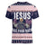 Jesus Has Your Back Jiu Jitsu Christmas Women V-Neck T-Shirt Funny Xmas Holiday Patterns - Wonder Print Shop