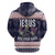 Jesus Has Your Back Jiu Jitsu Christmas Zip Hoodie Funny Xmas Holiday Patterns - Wonder Print Shop