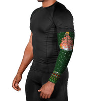 Flamingo Christmas Tree Christmas Arm Sleeves Funny Xmas Holiday Patterns - Wonder Print Shop