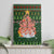 Flamingo Christmas Tree Christmas Canvas Wall Art Funny Xmas Holiday Patterns - Wonder Print Shop