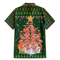 Flamingo Christmas Tree Christmas Family Matching Mermaid Dress and Hawaiian Shirt Funny Xmas Holiday Patterns - Wonder Print Shop
