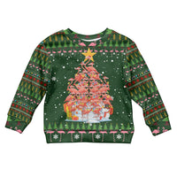 Flamingo Christmas Tree Christmas Kid Ugly Christmas Sweater Funny Xmas Holiday Patterns - Wonder Print Shop