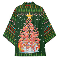 Flamingo Christmas Tree Christmas Kimono Funny Xmas Holiday Patterns - Wonder Print Shop