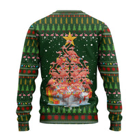 Flamingo Christmas Tree Christmas Ugly Christmas Sweater Funny Xmas Holiday Patterns - Wonder Print Shop